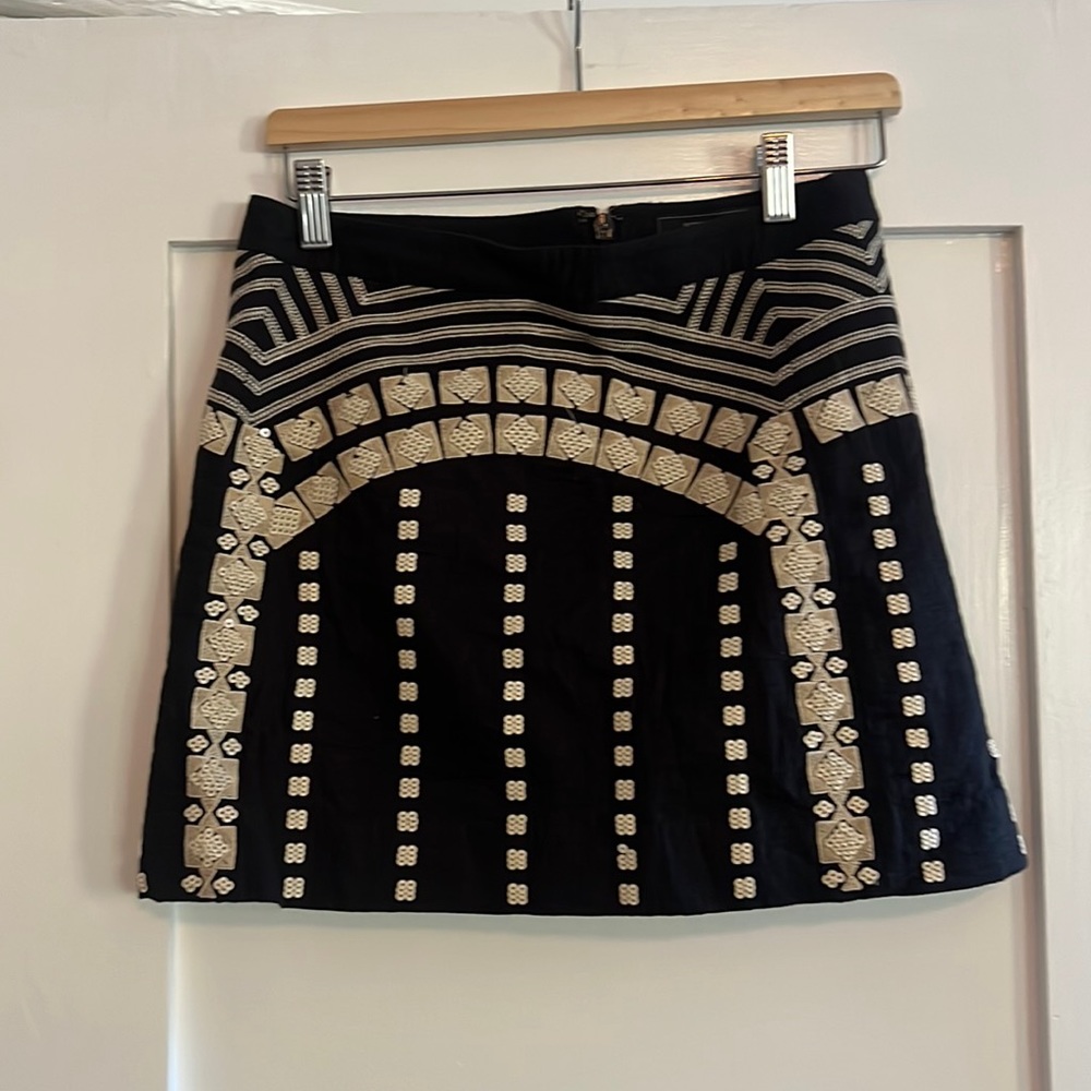 Beaded black BCBG Skirt size 4